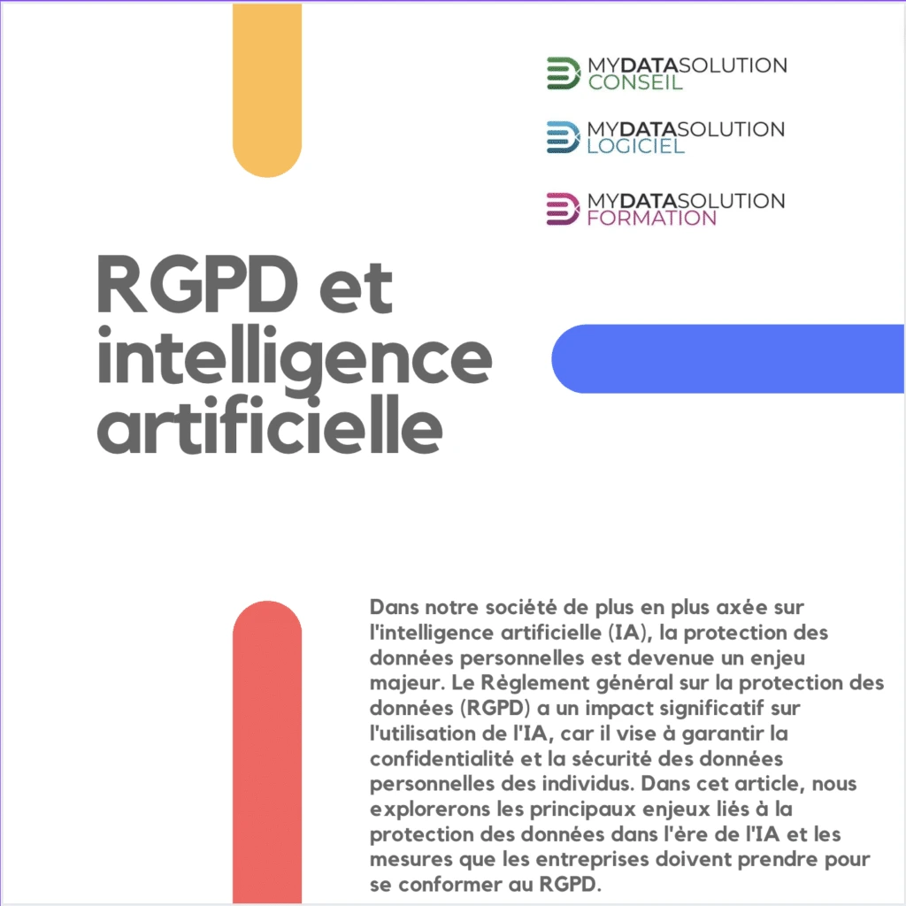 RGPD et intelligence artificielle