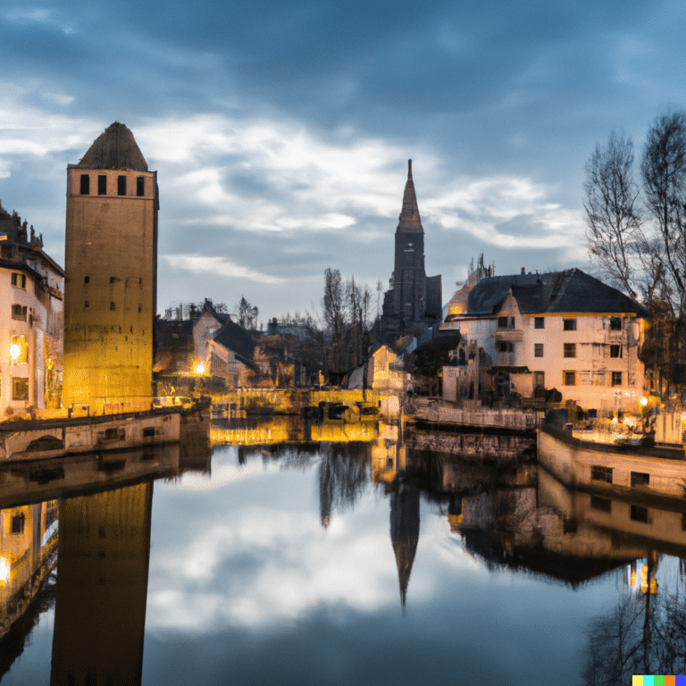 DALL·E 2023 10 27 14.22.27 image de Strasbourg